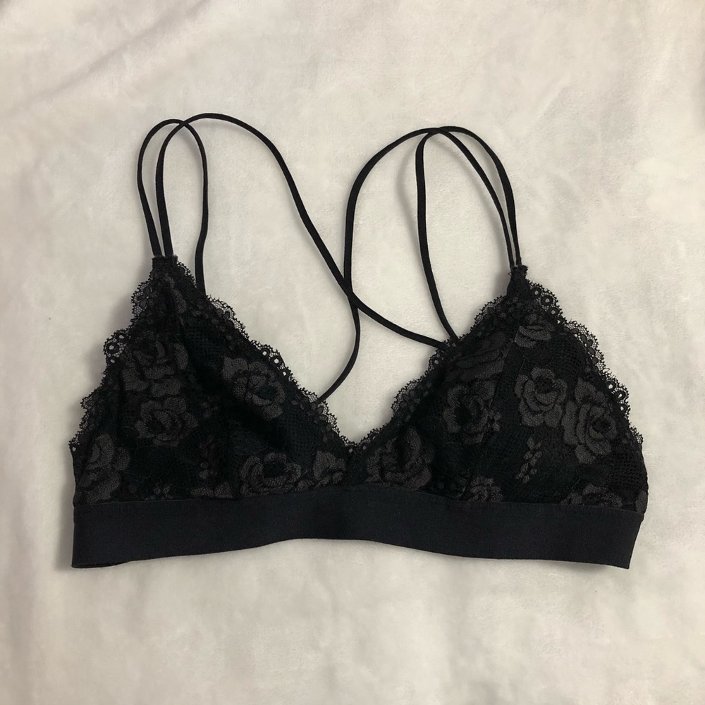 urban outfitters black bralette